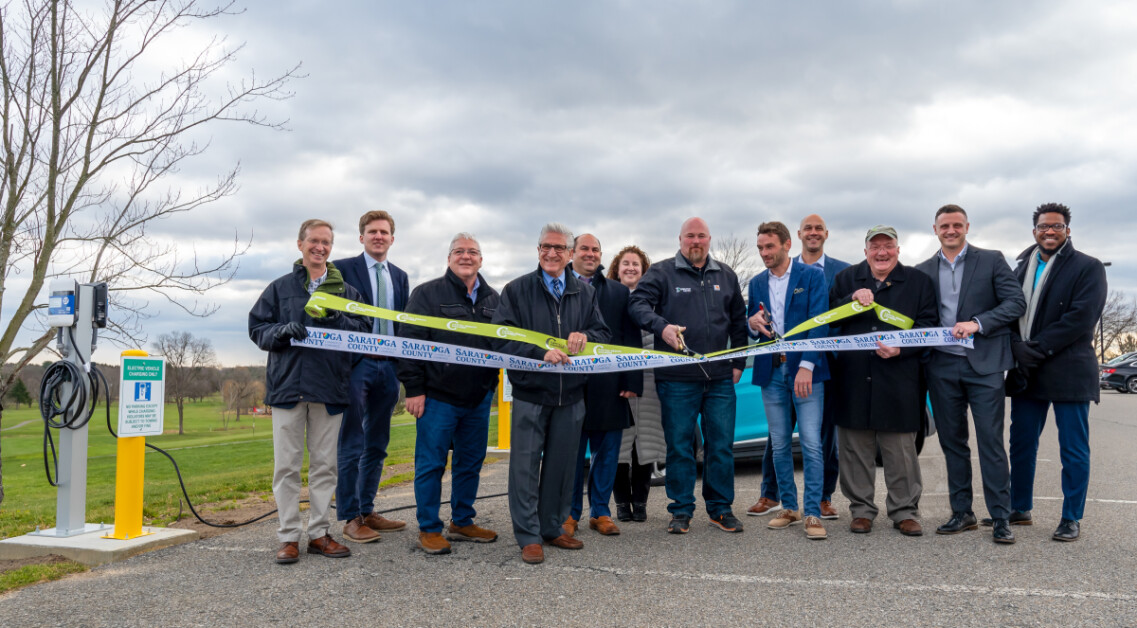 Van Patten, Livingston Energy Group, and National Grid Cut the Ribbon